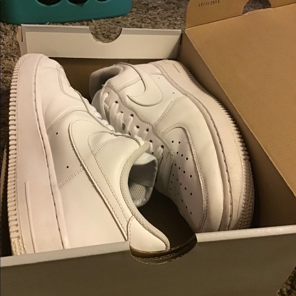 Nike Air Force 1s .